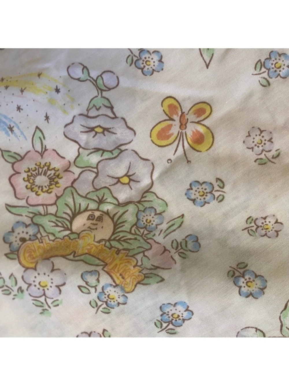 Cabbage Patch Kids O.A.A., Inc. 1983 Vintage Twin Fitted Sheet And Pillow Case